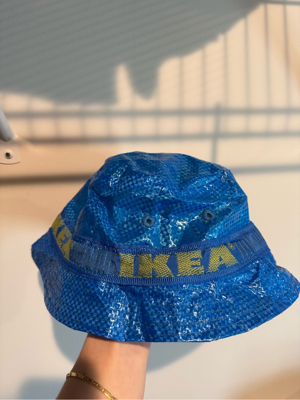 IKEA Unisex Blue Logo Bucket Hat